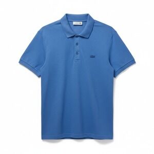 Lacoste Polo Shirt‎ Short Sleeve Blue Large